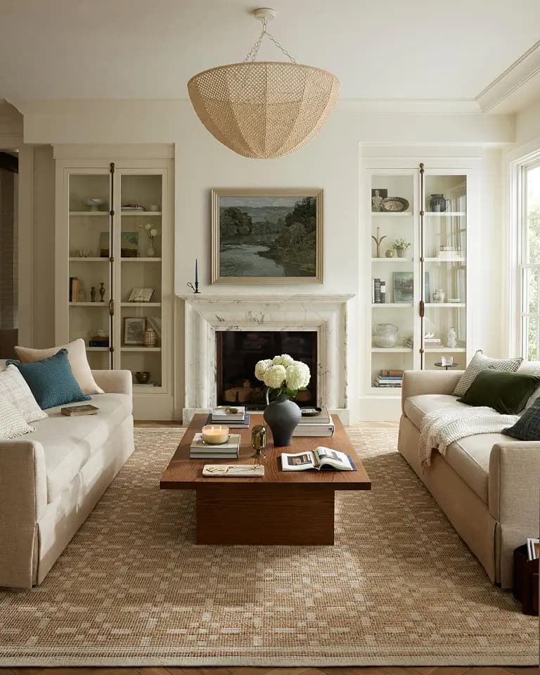 Loloi Chris Loves Julia Judy Natural/Ivory 7'-9" x 9'-9" Area Rug