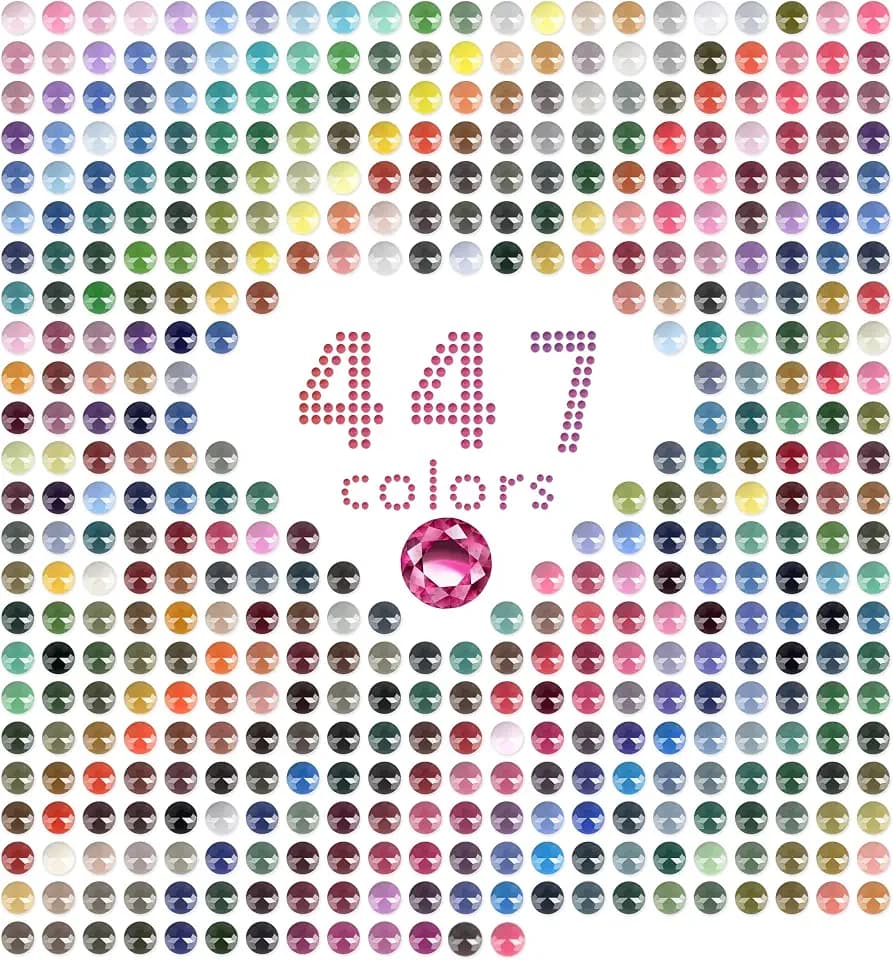 447 Colors Round Diamond Painting Beads
