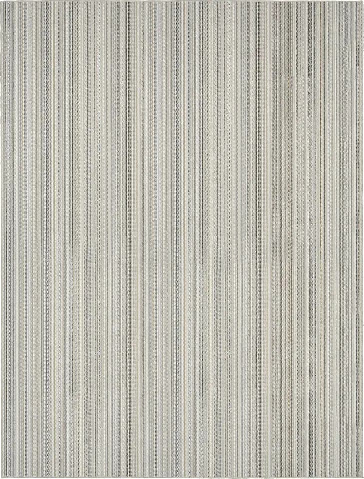 Garland Rug Carnival Stripe 12 Ft. x 15 Ft. Earth Tone Area Rug