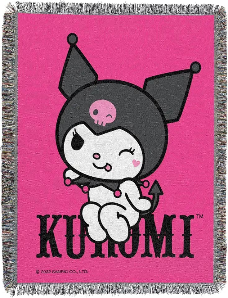 Northwest Woven Tapestry Throw Blanket, 48" x 60", Kuromi So Sassy