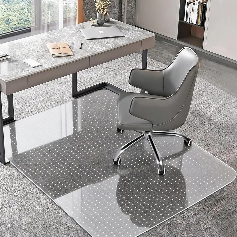 BesWin Office Chair Mat for Carpet, 30" x 48", Clear