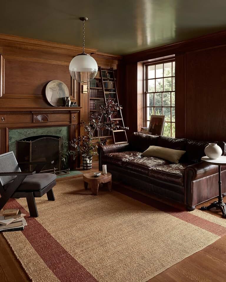 Loloi Leanne Ford Weatherstaff Natural/Brick 2'-6" x 9'-9" Runner Rug