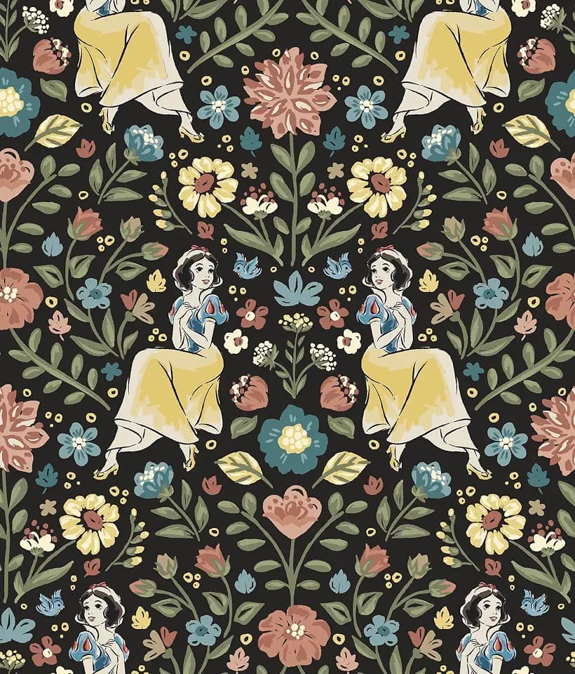 RoomMates Disney Snow White Wishing Garden Peel and Stick Wallpaper