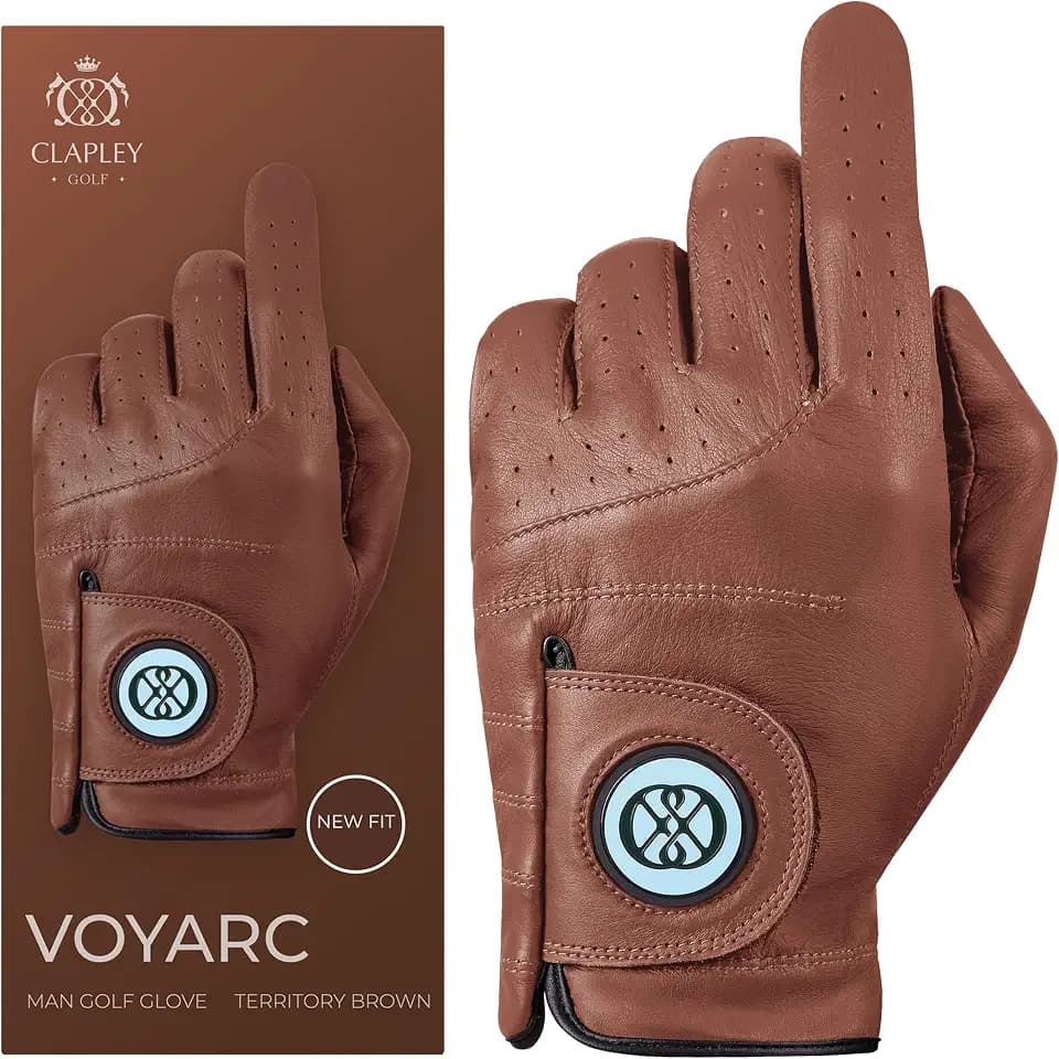Men's Golf Glove, Cabretta Leather, Ball Marker Included