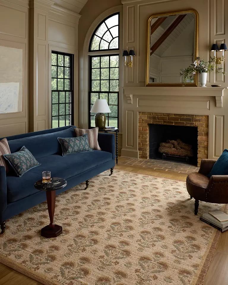 Loloi Chris Loves Julia Rue Wheat/Sage 5'-0" x 7'-6" Area Rug