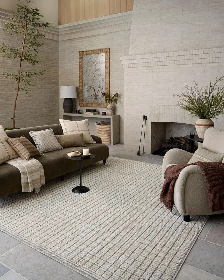 Loloi Amber Lewis Bexley Slate/Natural 2'-7" x 4' Accent Rug