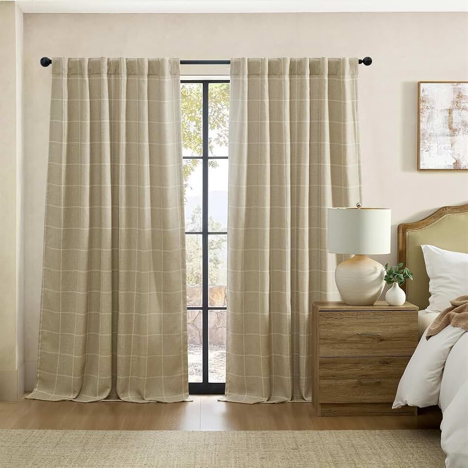 Threadmade Sawyer Window Panel, Sand - 52" W x 108" L