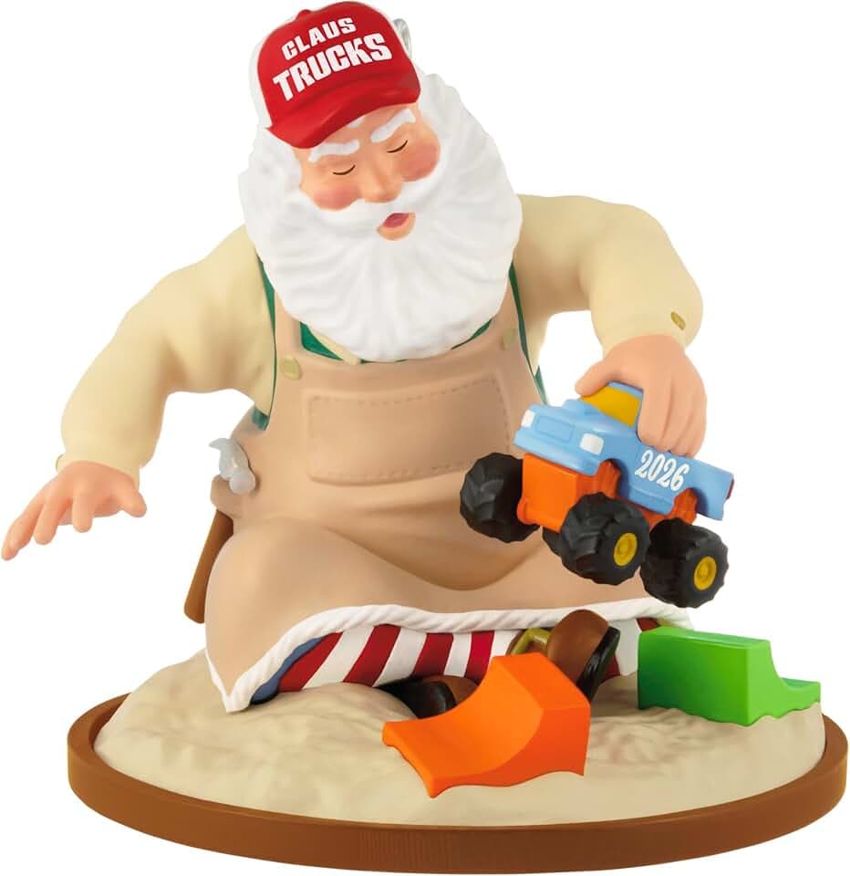 Hallmark Keepsake Christmas Ornament (Toymaker Santa 2026)