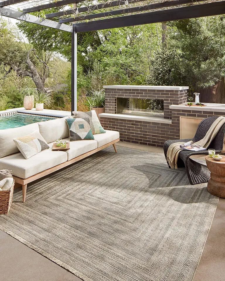 Loloi Dawn Natural 6'-4" x 9'-2" Area Rug