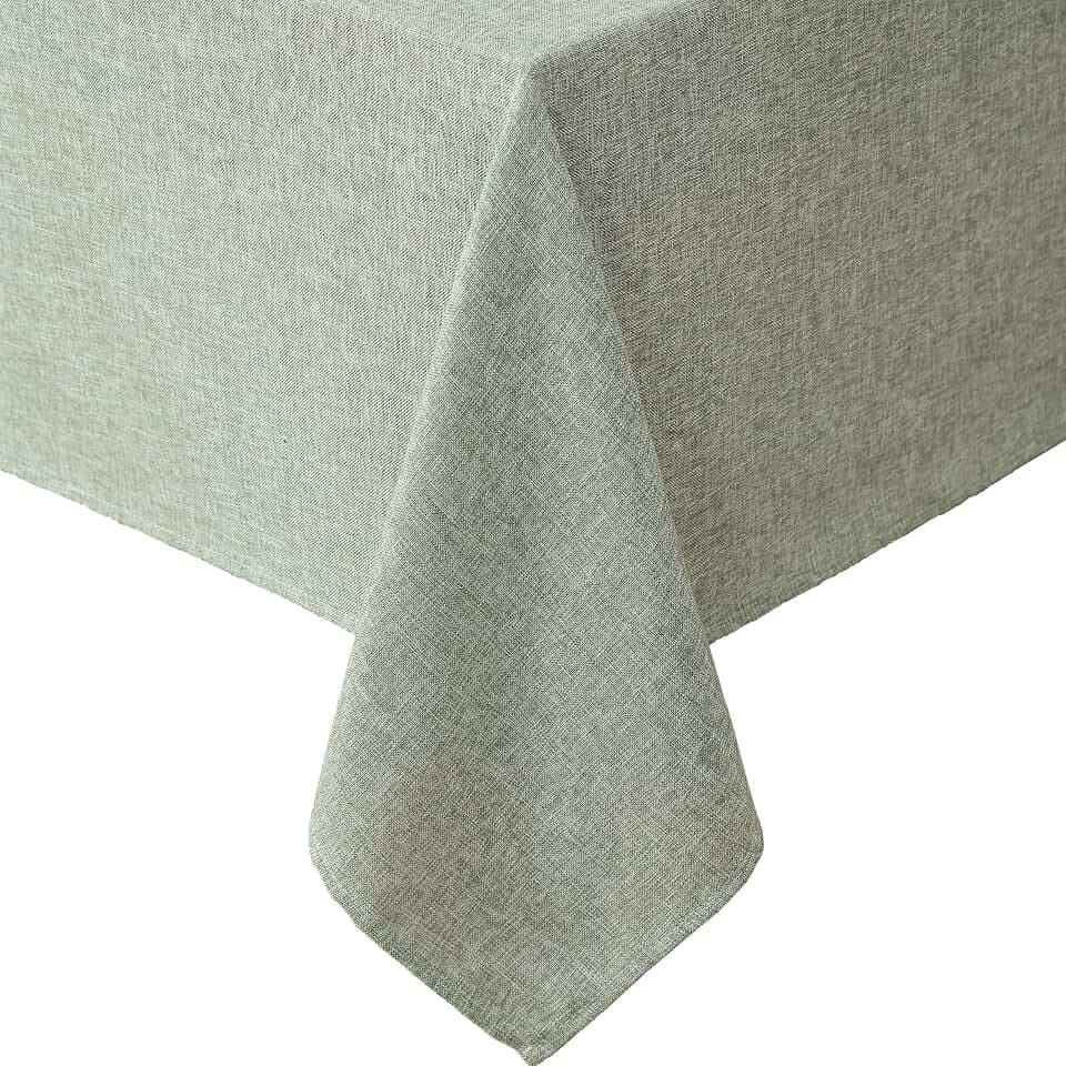 Laura Ashley Harper Tablecloth, 60" x 120", Sage