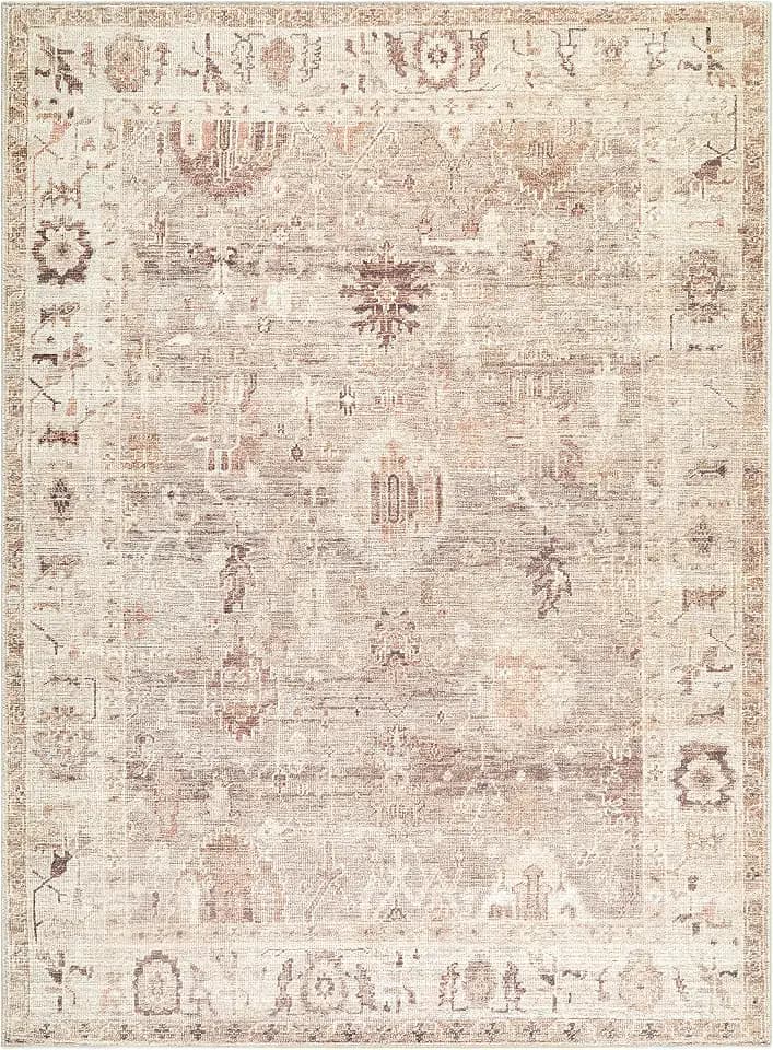 Livabliss x Becki Owens Marlene Vintage Medallion Area Rug, 2'1" x 3'9", Taupe, (2' x 4')