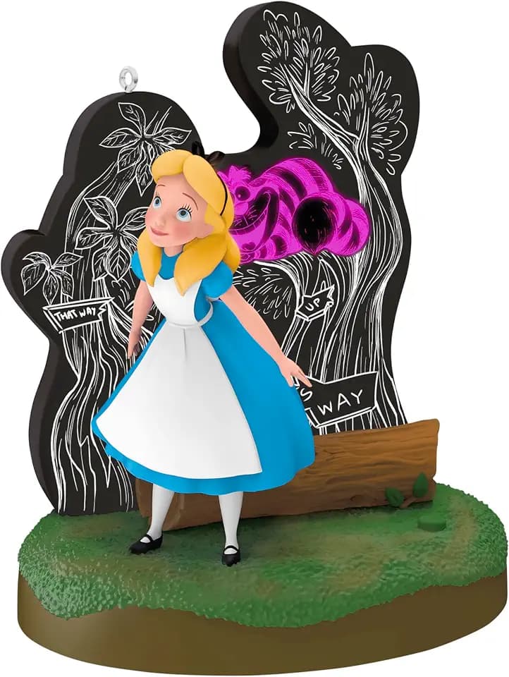 Hallmark Keepsake Disney Christmas Ornament (Alice and the Cheshire Cat)