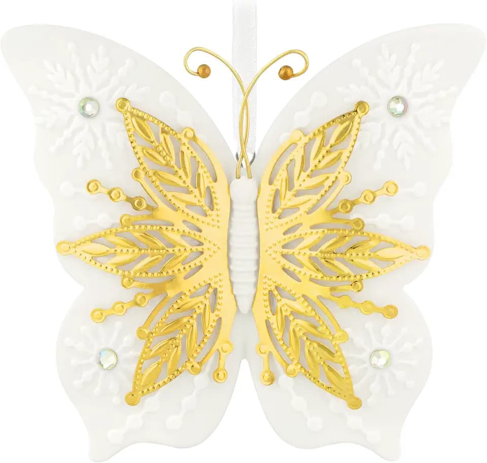 Hallmark Keepsake Ornament (10th Anniversary Brilliant Butterflies)