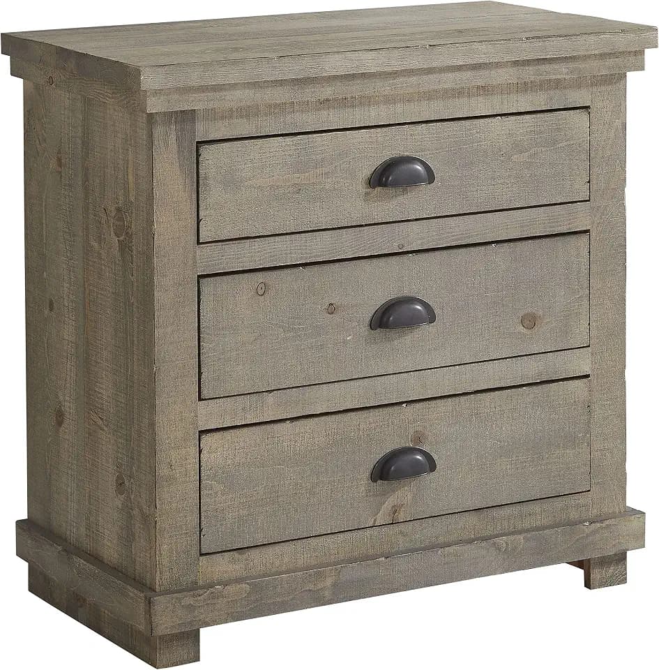 Progressive Furniture Willow Nightstand, Weathered Gray