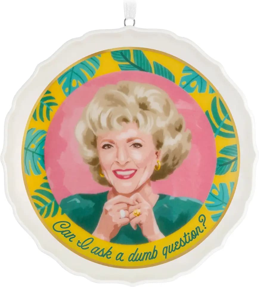 Hallmark Keepsake Golden Girls Christmas Ornament (Dumb Question)
