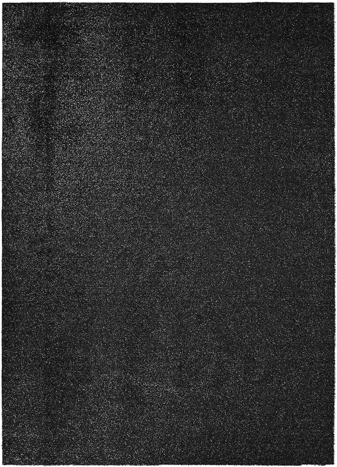 Garland Rug Artificial Grass 9 ft. x 12 ft. Large Indoor/Outdoor Area Rug Black -Lush Black, Durable, and Low-Maintenance for Patios, Lawns, and More