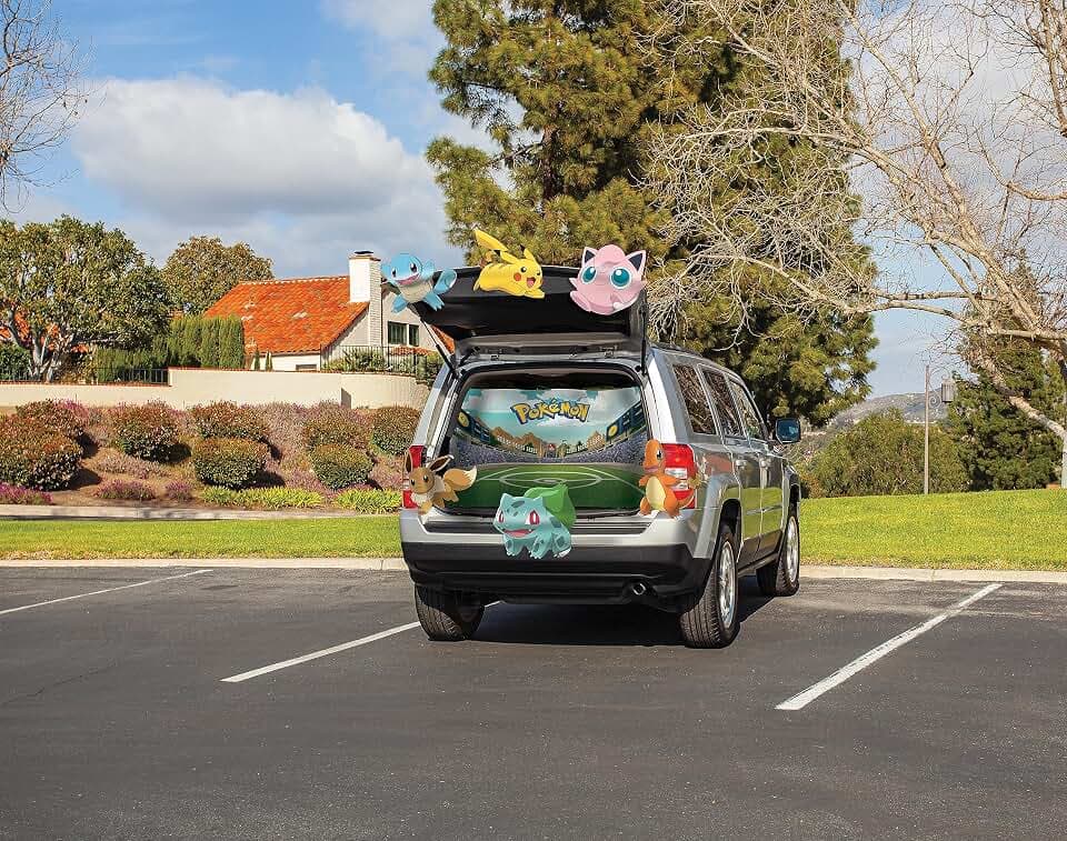 Disguise Pokemon Trunk or Treat Decorations, Halloween Kit with Themed Panels for Cars and SUVs