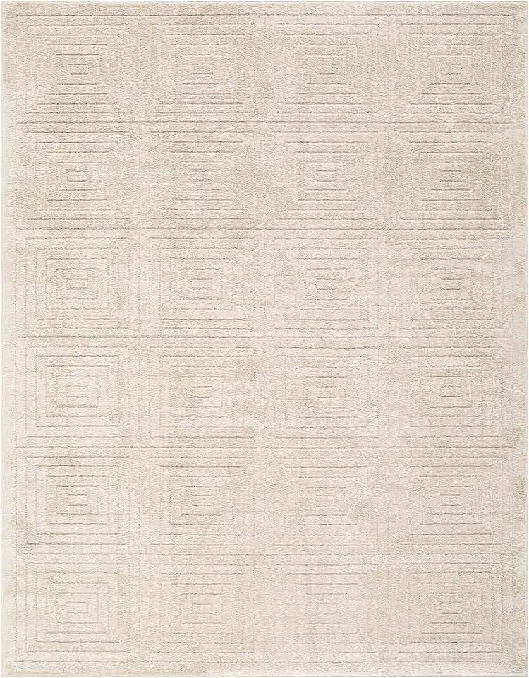 Livabliss x Rachel Zoe The Studio Edit Modern Area Rug, 7'10" x 10', Oatmeal