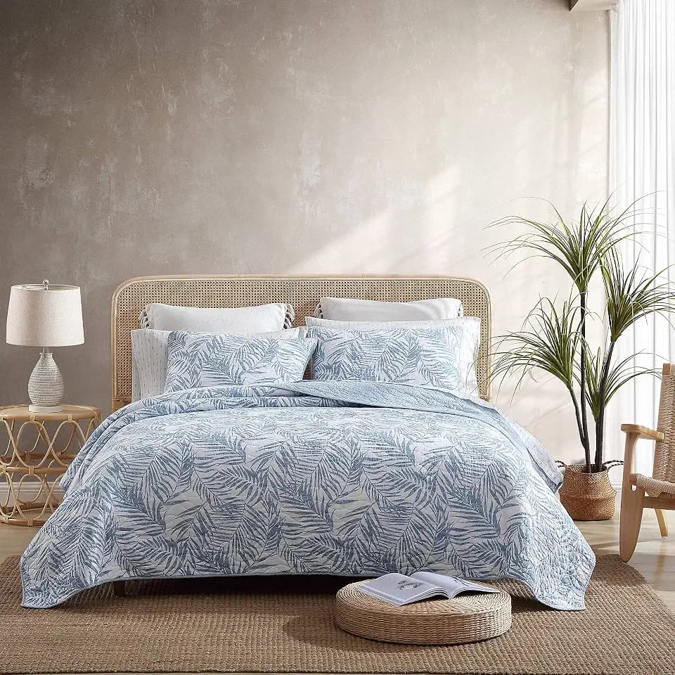 Tommy Bahama - Queen Quilt Set with Shams, Cotton, Reversible